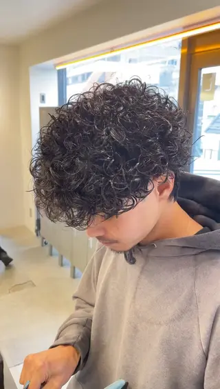 パーマ メンズ fifth 武正 琉生のヘアスタイル