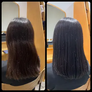 セミロング AMPHITOKYO 平林のヘアスタイル