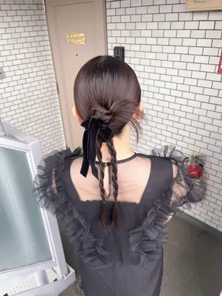 ヘアアレンジ 垢抜けヘアメイク🫧 JURI🪽のヘアスタイル