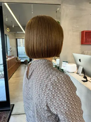 ショート nalu.所属・前山 七海のヘアスタイル