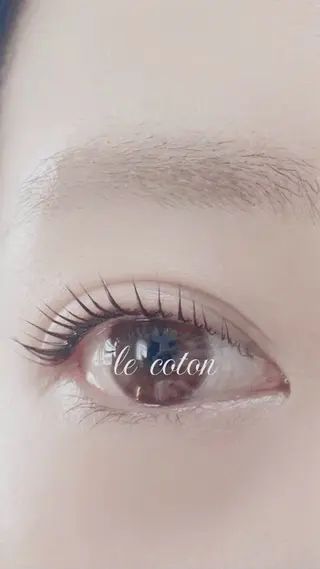 マツエク・マツパ Eyelash   le・coton所属・前田 木綿子のマツエク・マツパデザイン