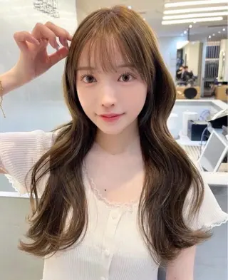 カラー 🍒HARUKA🍒 髪質改善/艶髪/韓国のヘアスタイル