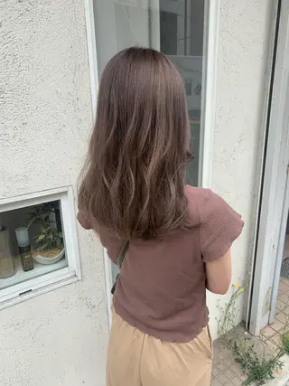 セミロング toki所属・ＳＨＵ ＮＴＡのヘアスタイル