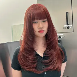 ロング 大人レイヤー/艶美髪 🇺🇸TOMONAのヘアスタイル