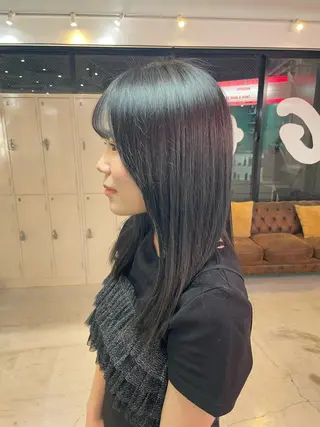 カラー 抜け感レイヤー🎶 ハイトーン/りりのヘアスタイル