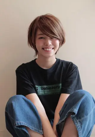 ショート カラー 🌈限定価格🌈 鈴木　瑛輔のヘアスタイル