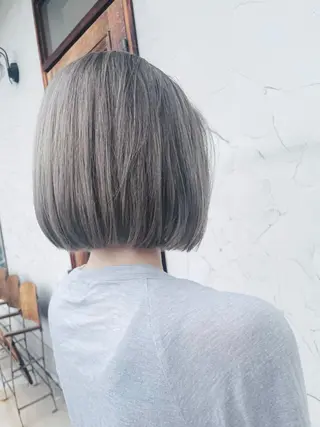 ミディアム カラー 尾崎 弘和のヘアスタイル