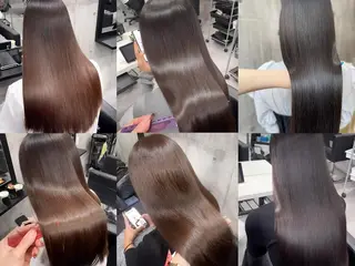 ロング _WHITE＋ 南海難波店のヘアスタイル