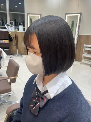 ショート 美髪×縮毛矯正 水上真由美😘のヘアスタイル