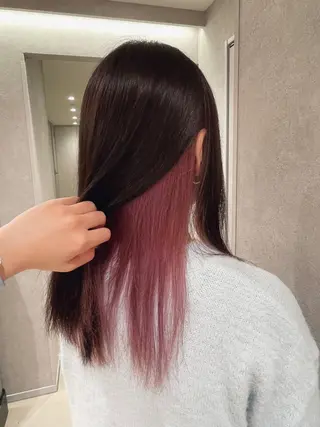 ロング カラー 【🎀推し デザイン カラー】小池 雪奈のヘアスタイル