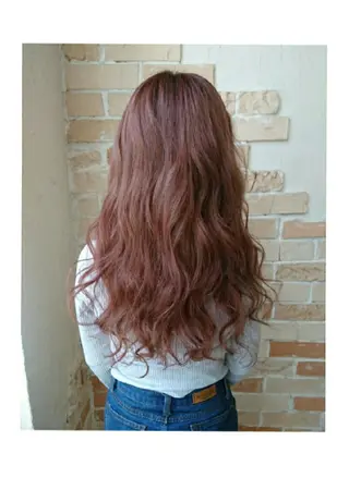 ロング カラー JIL BLAN 京都所属・RU RIのヘアスタイル