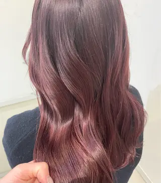 ロング カラー 髪質改善カラー🤍 エクステ✨君島由実子のヘアスタイル