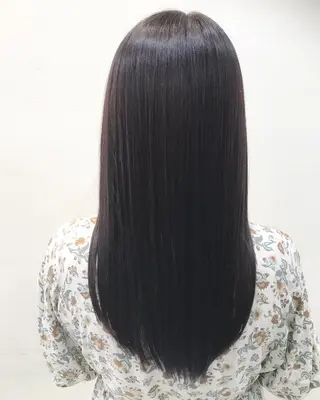 ロング 三田 豪のヘアスタイル