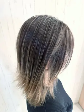 ミディアム 髪質改善/ハイライト 小林秀樹のヘアスタイル