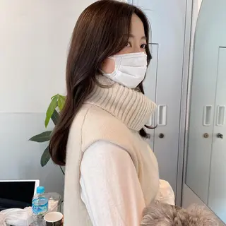 ロング カラー ヘアアレンジ ブリーチなしカラー/ 髪質改善/寺門束のヘアスタイル