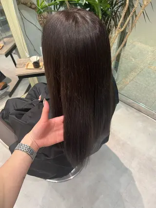 カラー 晶／艶髪カラー ／トリートメントのヘアスタイル