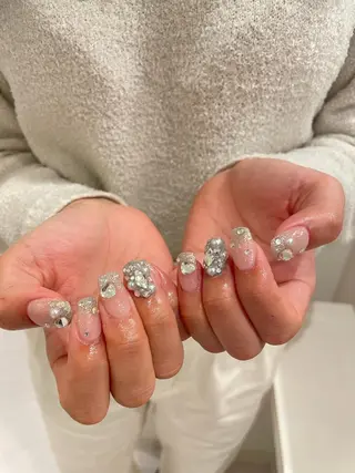 ネイル 束感まつ毛/ネイル/ LED♥KIRARAのマツエク・マツパデザイン