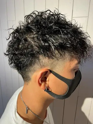 ショート パーマ メンズ ❣️モードケイズ塚口 和田一将のヘアスタイル