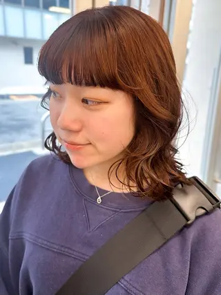 ミディアム カラー 🐏nao /レイヤーカット🐏のヘアスタイル