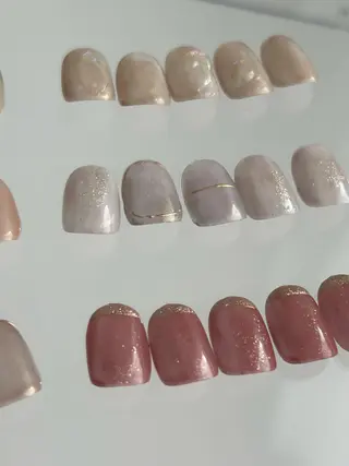 ネイル 𓂃toi. 儚げnuanceのネイルデザイン