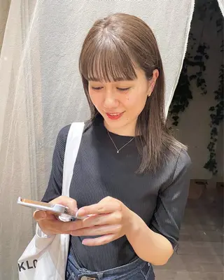 ミディアム ボブ/ショート 吉田竣のヘアスタイル