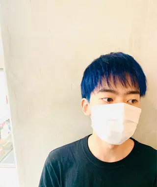 ショート カラー メンズ 立川/シールエクステ /みづきのヘアスタイル