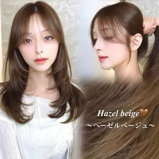 セミロング 池袋/似合わせ/縮毛 髪質改善【ugen】のヘアスタイル