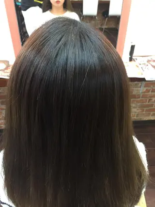 セミロング パーマ 桧山 真のヘアスタイル