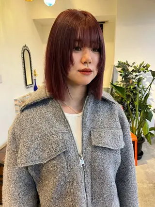 ミディアム カラー 🩷ハイトーン透明感 レイヤー🩷ユリカのヘアスタイル