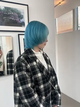 カラー VISION   aoyama所属・かがやしづ ⭐️ハイトーンのヘアスタイル