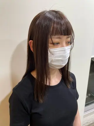 セミロング カラー デザインパーマ🌀 KAISEIのヘアスタイル