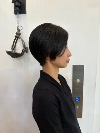 ショート 似合わせカット‪// 鶴我万唯華のヘアスタイル