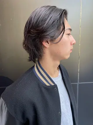パーマ メンズ スパイキーパーマ 柏NO1 藤本葉のヘアスタイル