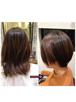 ショート RI ＮＡのヘアスタイル