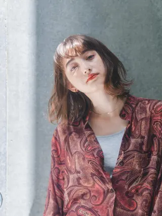 ミディアム 個室髪質改善サロンHANARE by youreshair 神楽坂所属・似合わせ×髪質改善| 矢島沙織のヘアスタイル