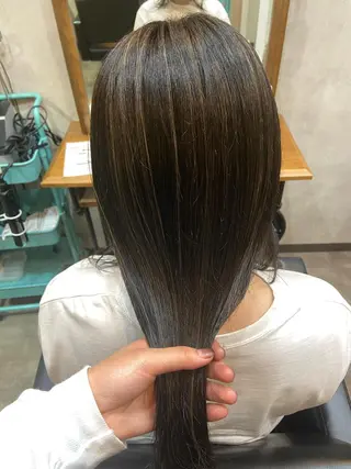 セミロング nico🏁 rihoのヘアスタイル
