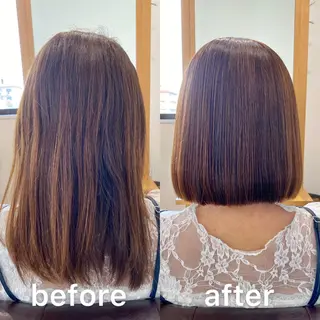 ショート パーマ KIZU 髪質改善 オカルト怪談のヘアスタイル