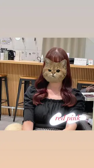 ロング カラー ピンクカラー🎀/ ミルクティー🍼花音のヘアスタイル