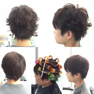 ショート パーマ メンズ Re:ta KANZOのヘアスタイル