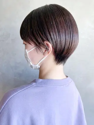 ショート カラー パーマ ヘアアレンジ ITbyALBUM 浦和店のヘアスタイル