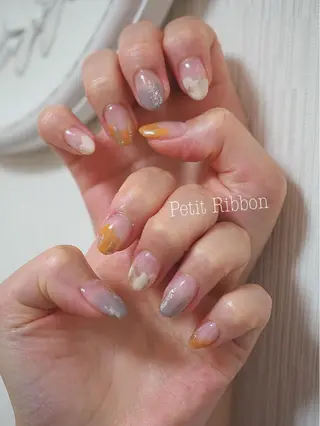 ネイル ネイルPetit Ribbonのネイルデザイン