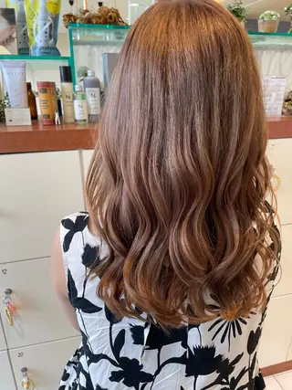 セミロング 日置 大智のヘアスタイル