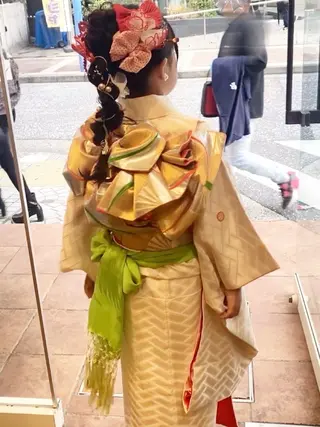 キッズ 白髪ぼかしハイライト 着付けヘアアレンジのその他イメージ