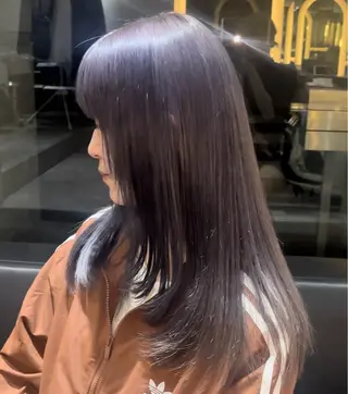 セミロング 【💎ツヤ髪💎】 ダメージレスカラー✨のヘアスタイル