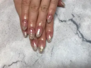 ネイル ネイルリボン 受付スタッフのネイルデザイン