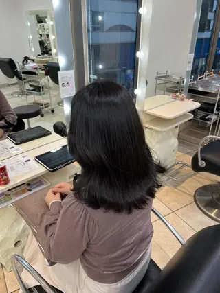 ミディアム 韓国レイヤー×モテ髪 /MITSUKI🤍のヘアスタイル