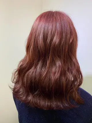 セミロング ブリーチ毛対応酸性 ストレート🌈サキのヘアスタイル