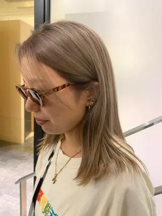 ミディアム GO TODAY SHAIRE SALON所属・miu （ミユ）のヘアスタイル