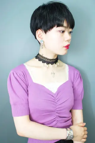 ショート Repos SENDAI所属・⭐️バッサリカット モデル募集⭐️佐野のヘアスタイル