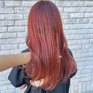 ロング カラー ガーリー/暖色カラー /横浜/さくらのヘアスタイル